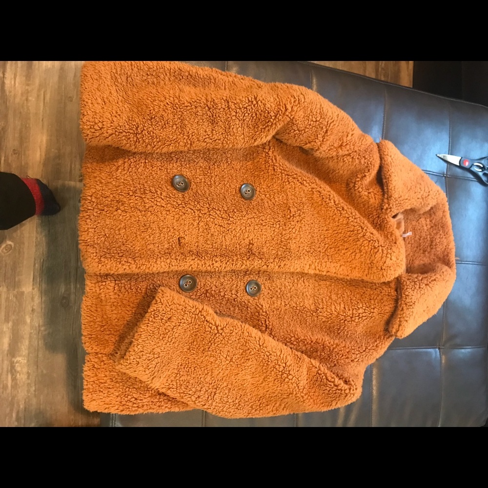 Free People Teddy Peacoat